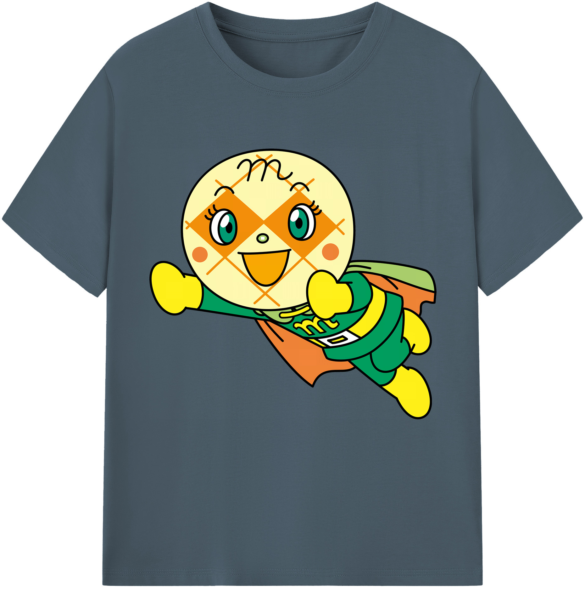 （画像用） アンパンマン Anpanman 綿100％半袖Tシャツ（フロントプリント）